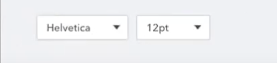 Choose a font family for your invoice